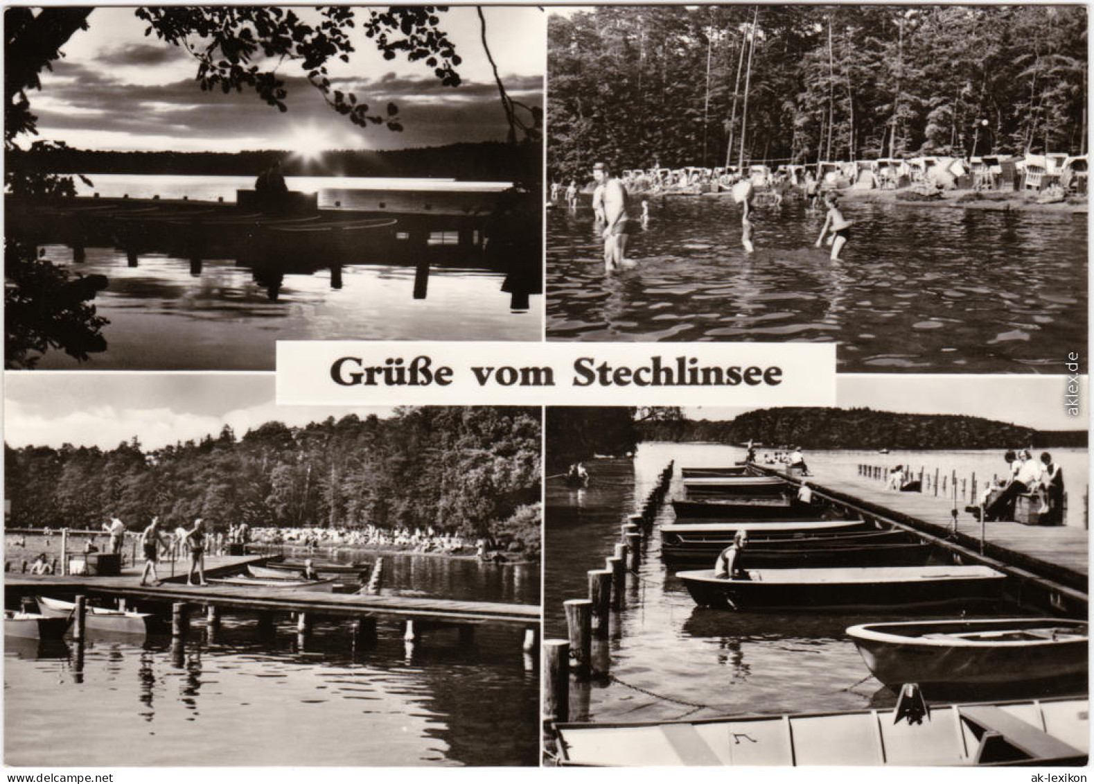 Foto Ansichtskarte  Neuglobsow Stechlin Stechlinsee 1976 - Neuglobsow