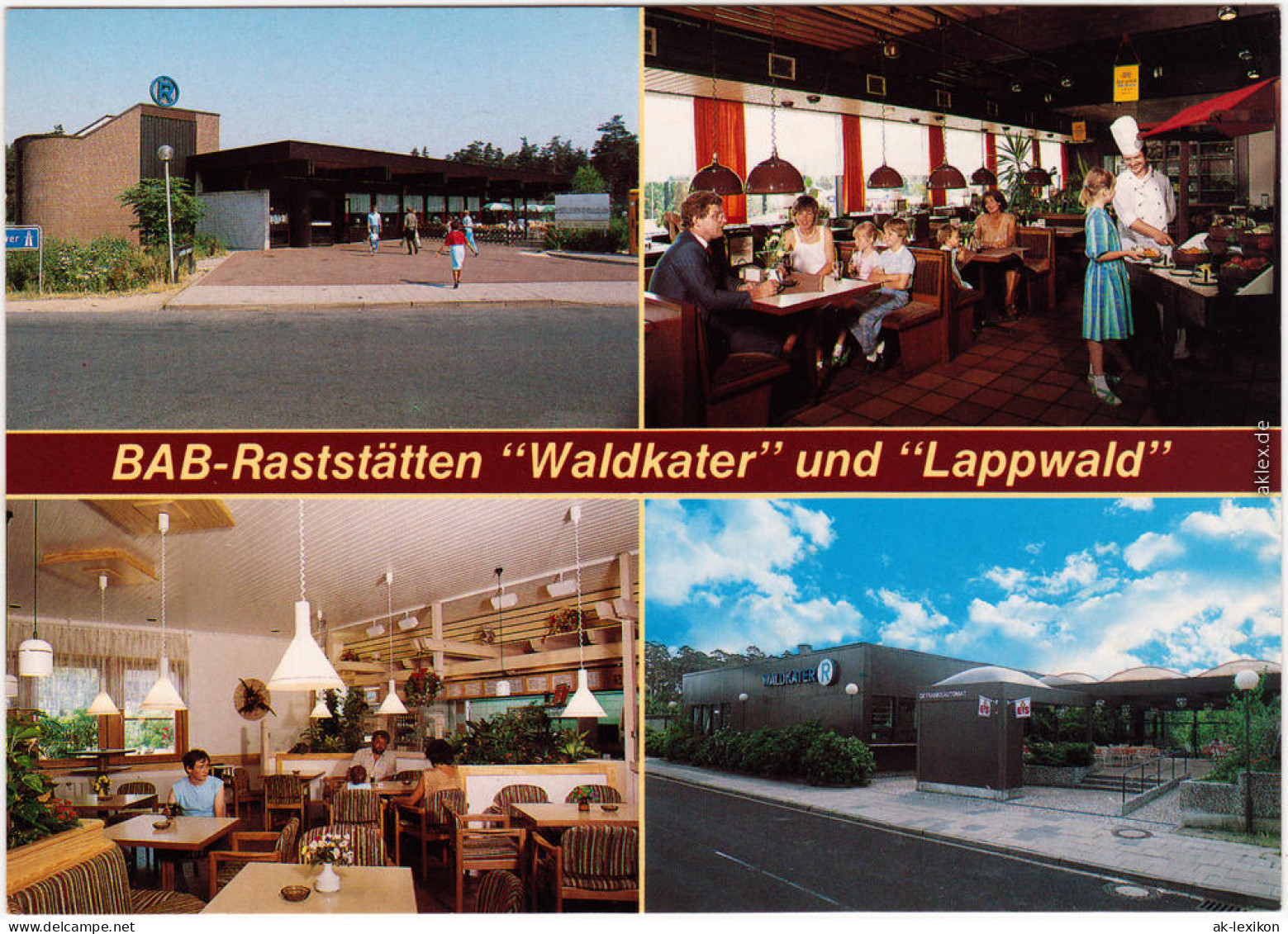 Helmstedt BAB-Raststätten "Waldkater" Und "Lappwald" 1979  - Helmstedt