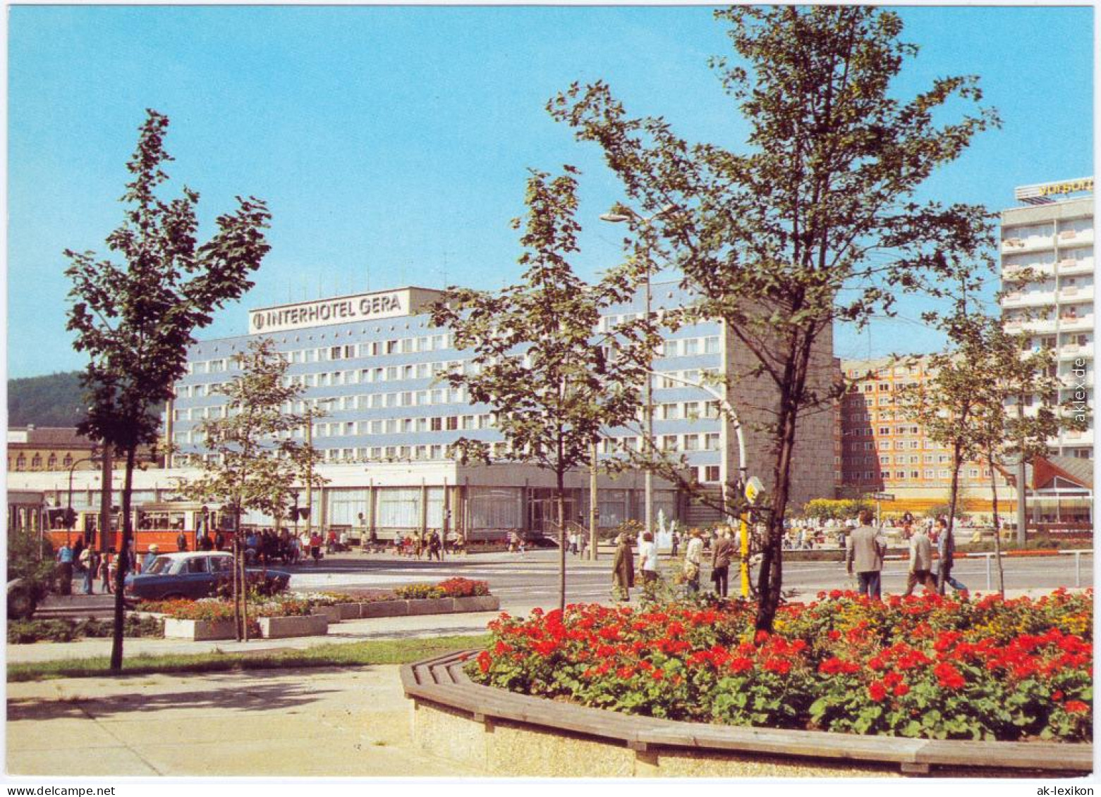 Gera Interhotel Ansichtskarte  1982 - Gera