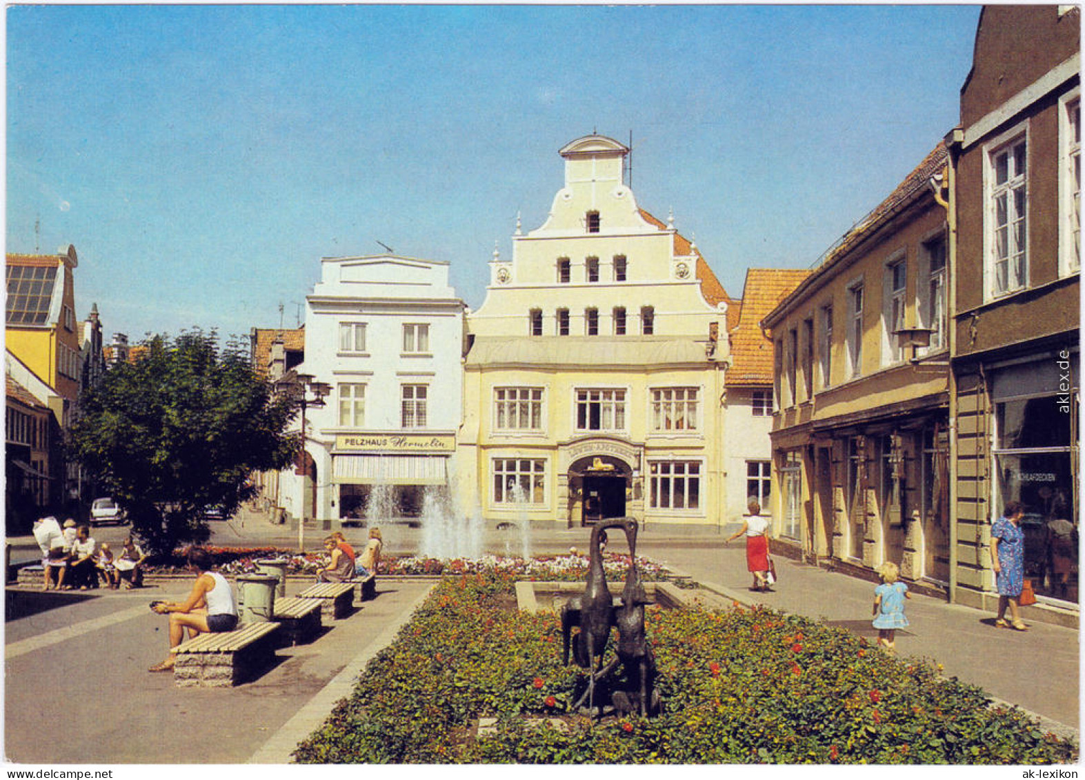 Wismar Krämerstraße Ansichtskarte  1985 - Wismar