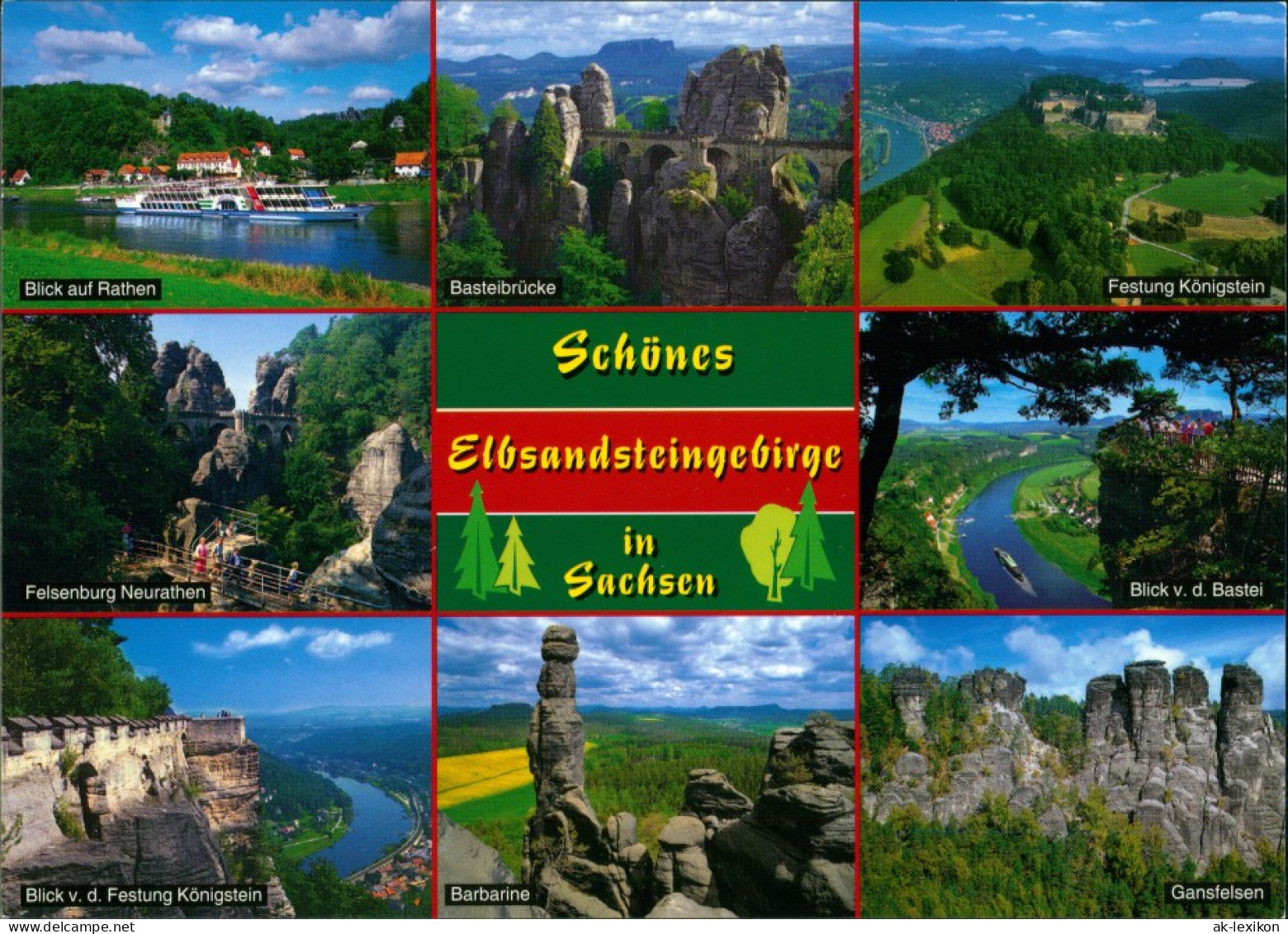 Rathen Elbsandsteingebirge Mit Rathen, Bastei, Königstein, Barbarine Uvm. 2005 - Rathen