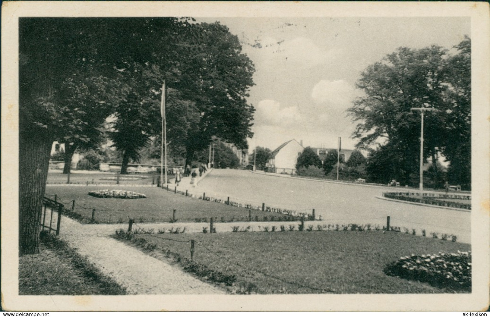 Ansichtskarte Oranienburg Friedensplatz 1953 - Oranienburg