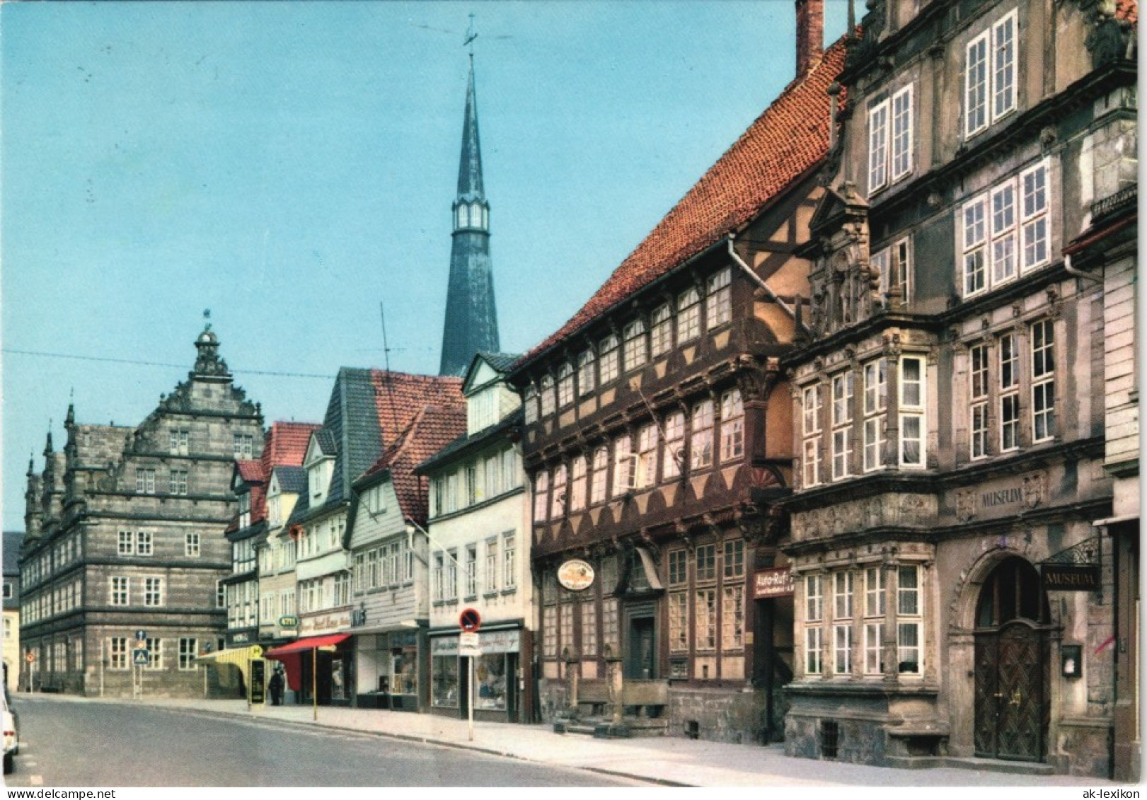 Ansichtskarte Hameln Strassen Partie Mit Hotel Zur Börse Osterstraße 1971 - Hameln (Pyrmont)