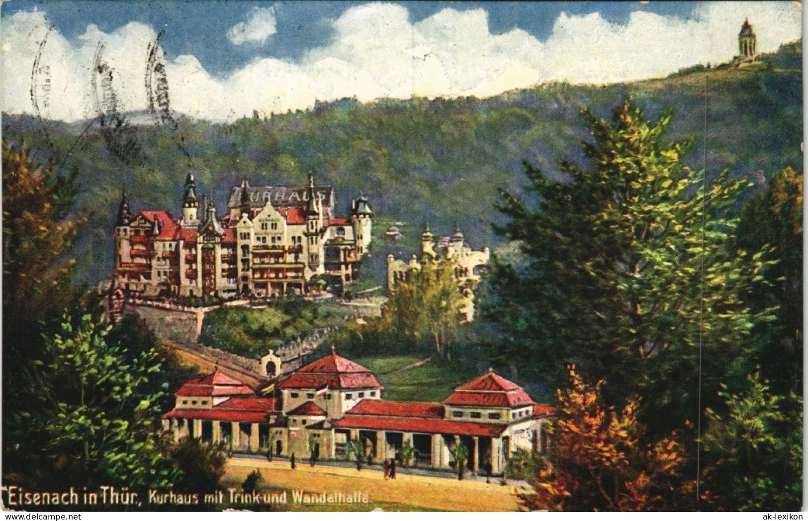 Ansichtskarte Eisenach Kurhaus Mit Trink Und Wandelhalle. 1928 - Eisenach