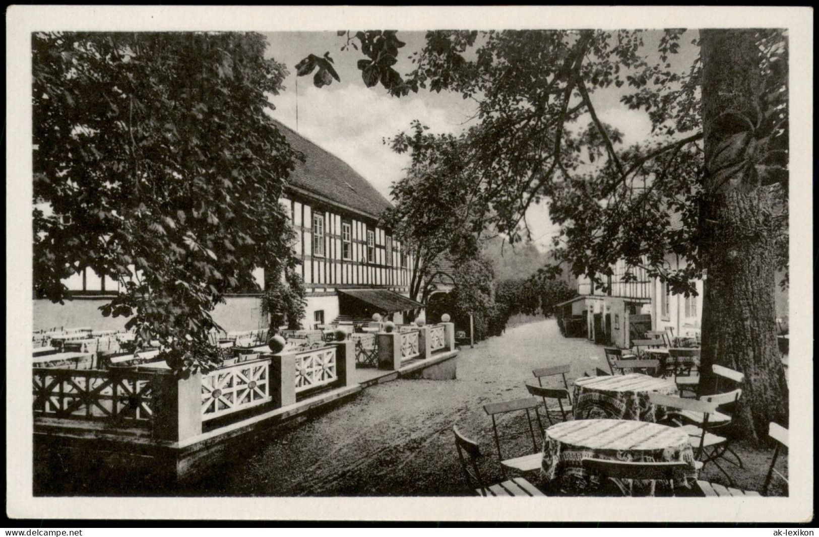 Ansichtskarte Eisenberg (Thüringen) Waldhaus Naupoldsmühle Im Mühltal 1954 - Eisenberg