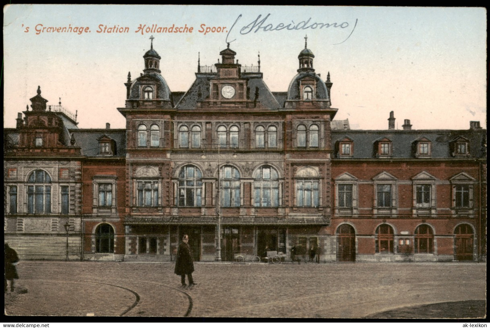 Postkaart Den Haag Den Haag 's Gravenhoge. Station Hollandsche Spoorl 193 - Sonstige & Ohne Zuordnung