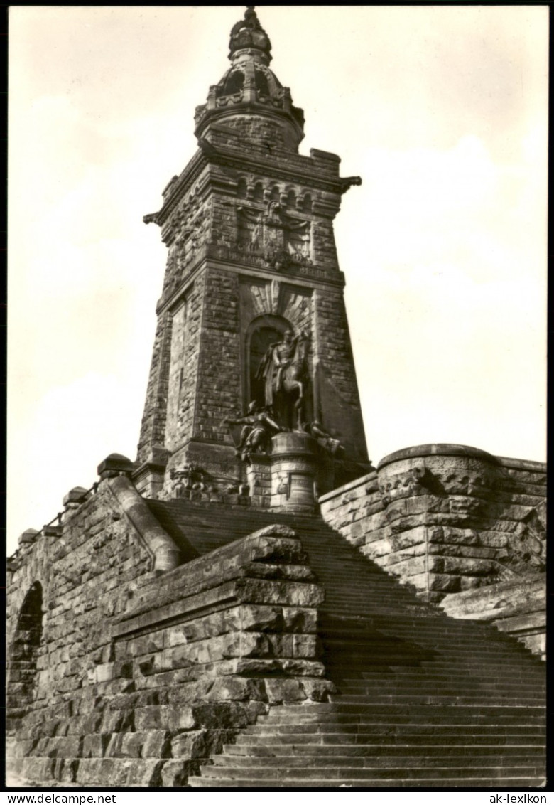 Kelbra (Kyffhäuser) Kaiser-Friedrich-Wilhelm/Barbarossa-Denkmal 1974 - Kyffhäuser