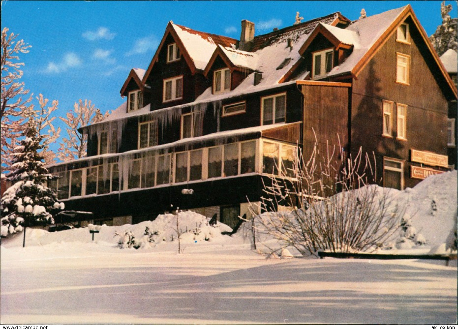 Ansichtskarte Hahnenklee-Goslar HOTEL PENSION VIKTORIA LUISE 1975 - Goslar