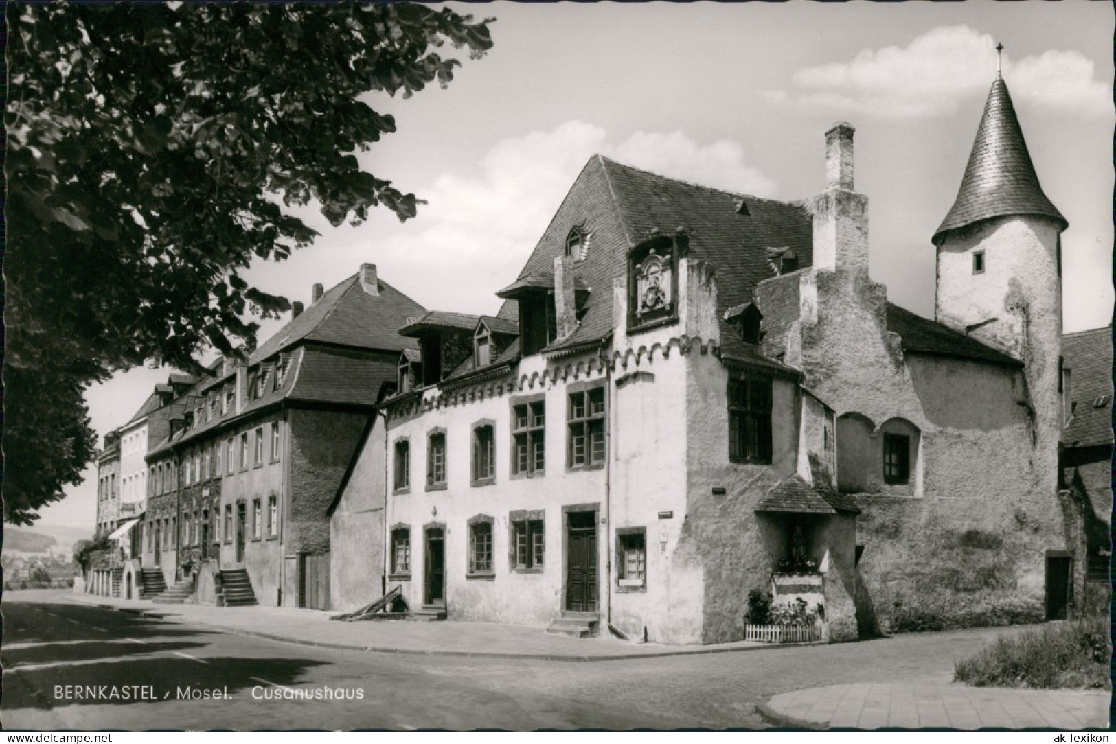 Bernkastel-Kues Berncastel-Cues Straßenpartie Am Cusanushaus 1962 - Bernkastel-Kues