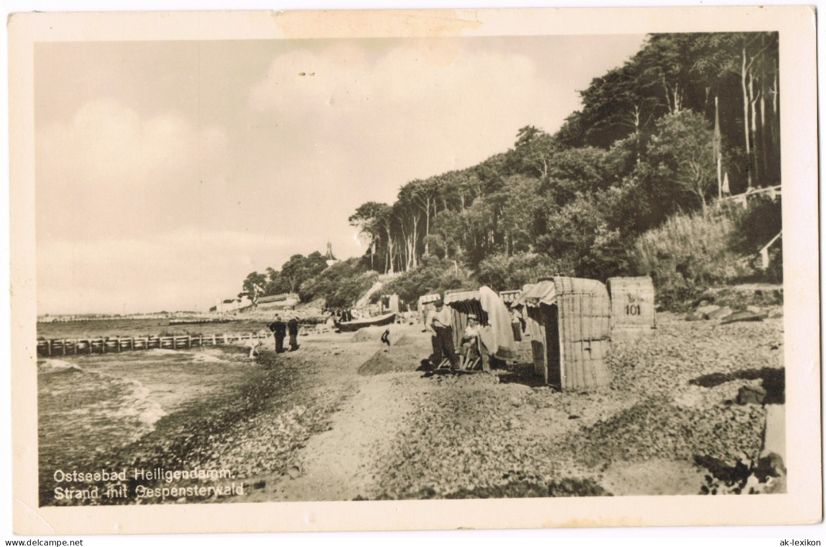 Ansichtskarte Heiligendamm-Bad Doberan Strand Mit Gespensterwald 1920 - Heiligendamm