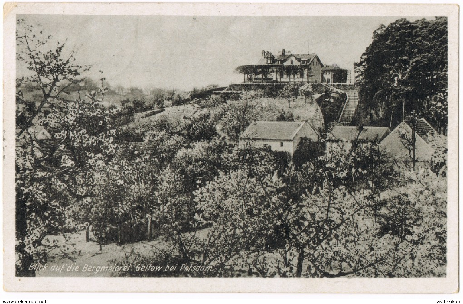Ansichtskarte Geltow-Schwielowsee Bergmeierei Bei Potsdam 1950 - Schwielowsee