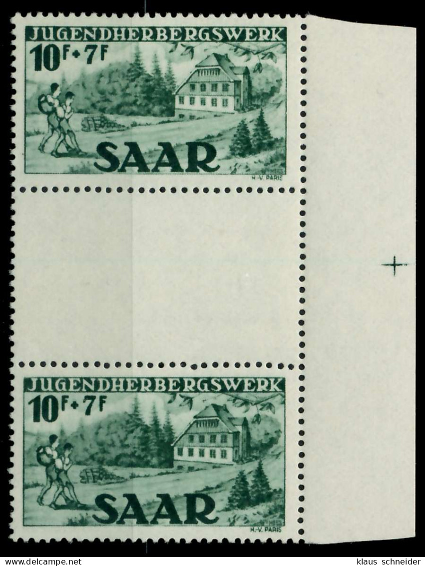 SAARLAND 1949 Nr 263ZS Postfrisch ZW-STEG PAAR X79E006 - Ungebraucht