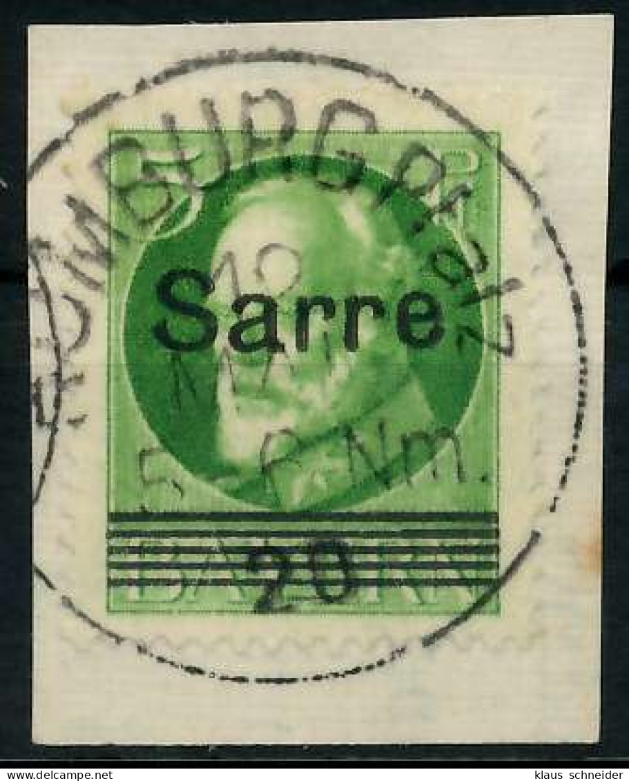 SAARGEBIET LUDWIG Nr 18 Zentrisch Gestempelt Briefstück X7B237A - Used Stamps