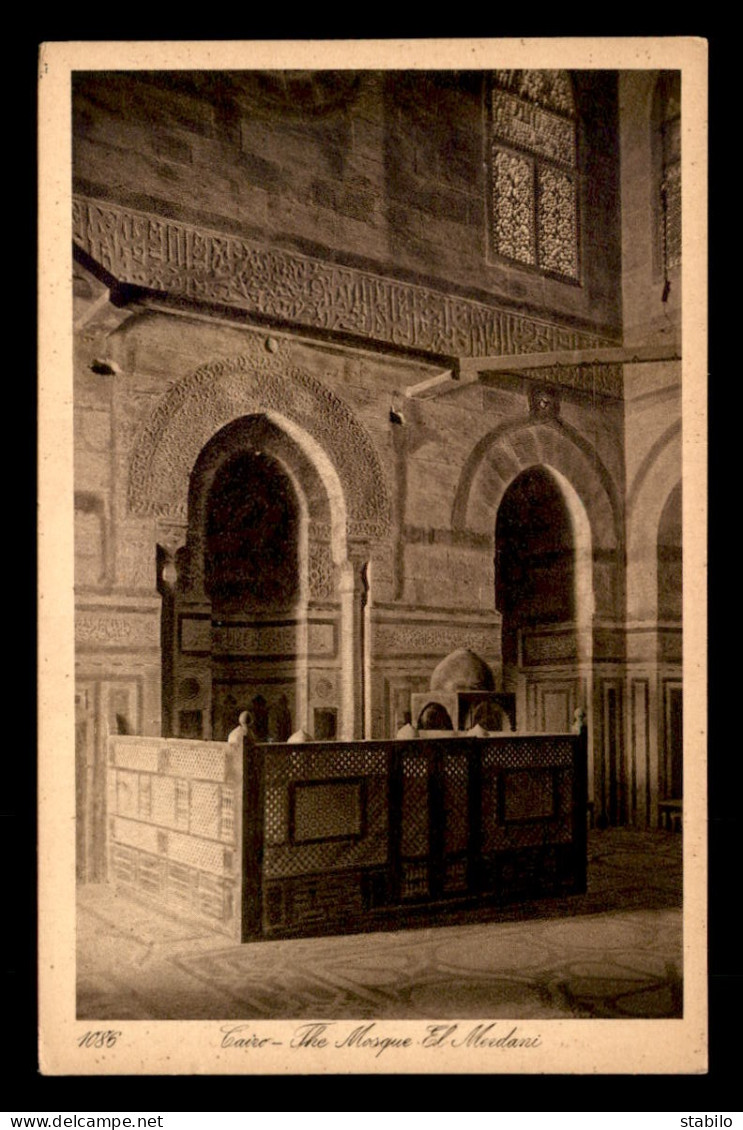 EGYPTE - LENHERT & LANDROCK N°1086 - CAIRO - THE MOSQUE EL MERDANI - El Cairo