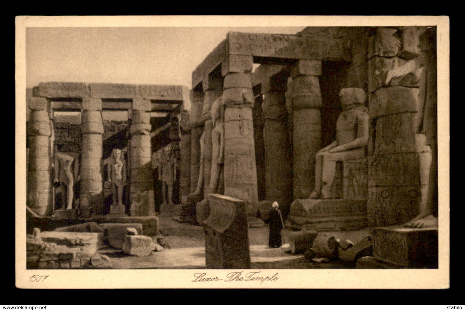 EGYPTE - LENHERT & LANDROCK N°1507 - LUXOR - THE TEMPLE - Luxor