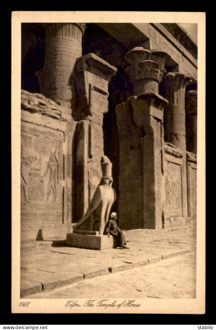 EGYPTE - LENHERT & LANDROCK N°1568 - EDFOU - THE TEMPLE - Idfu