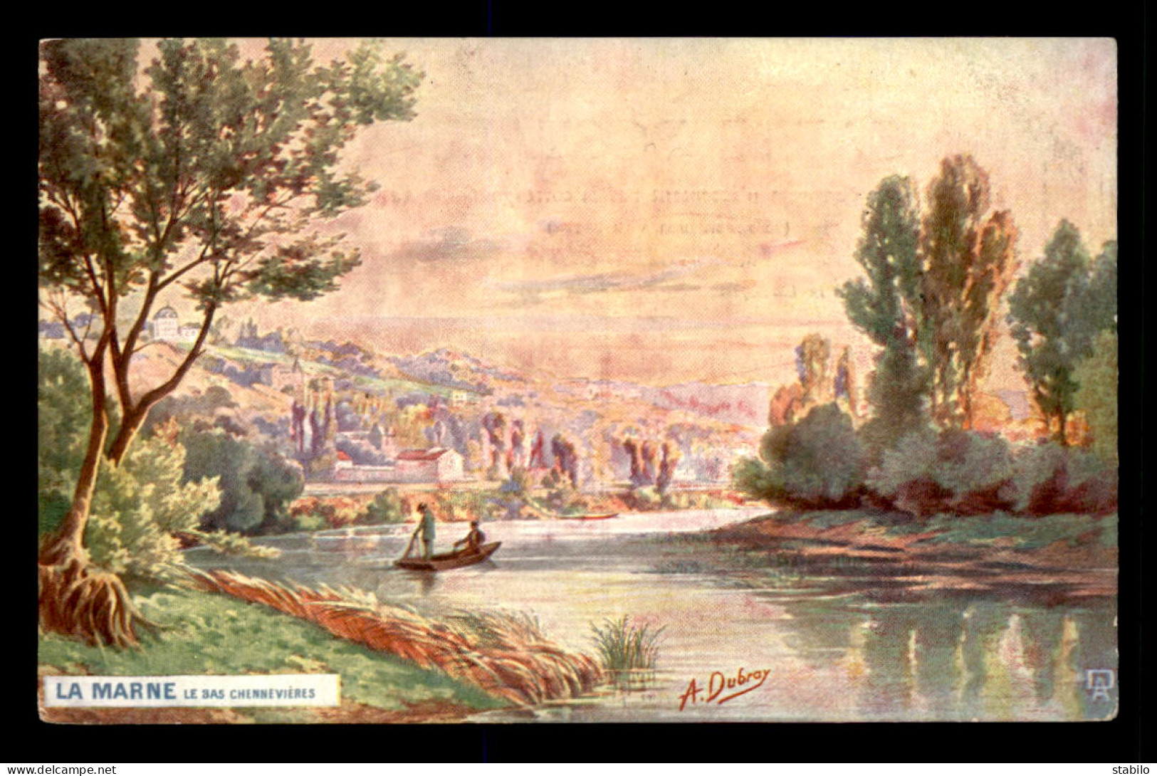 94 - CHENNEVIERES - LA MARNE - CARTE ILLUSTREE SIGNEE A. DUBRAY - Chennevieres Sur Marne