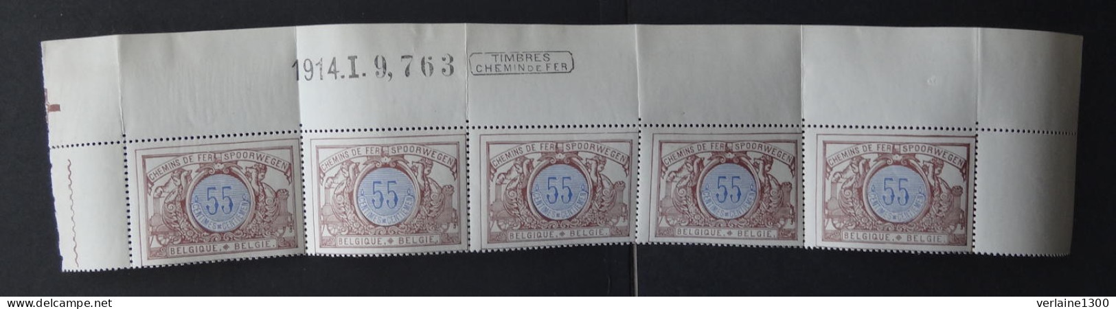 TR/CF 36** Bande Supérieure De Feuille Avec Inscription Marginale - Mint