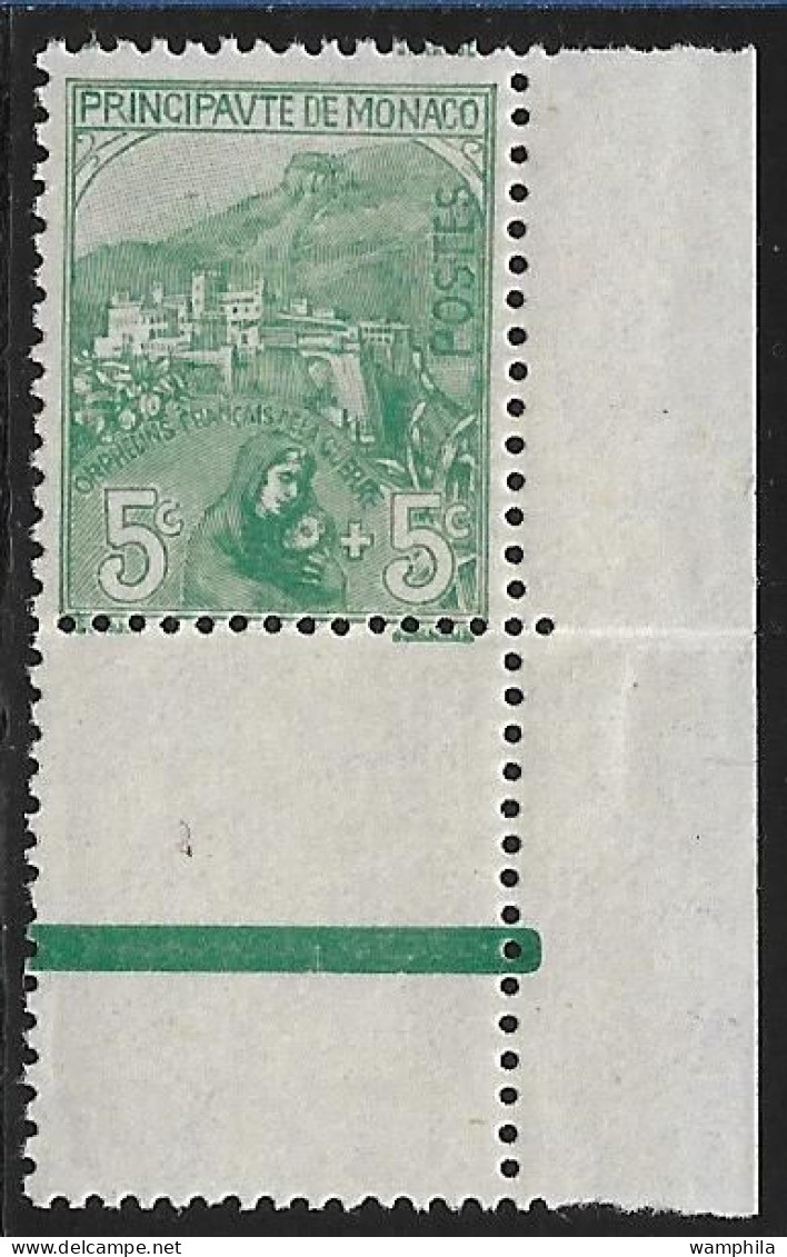 Monaco, Orphelins N°28** , Bord De Feuille. Cote 55€ - Neufs