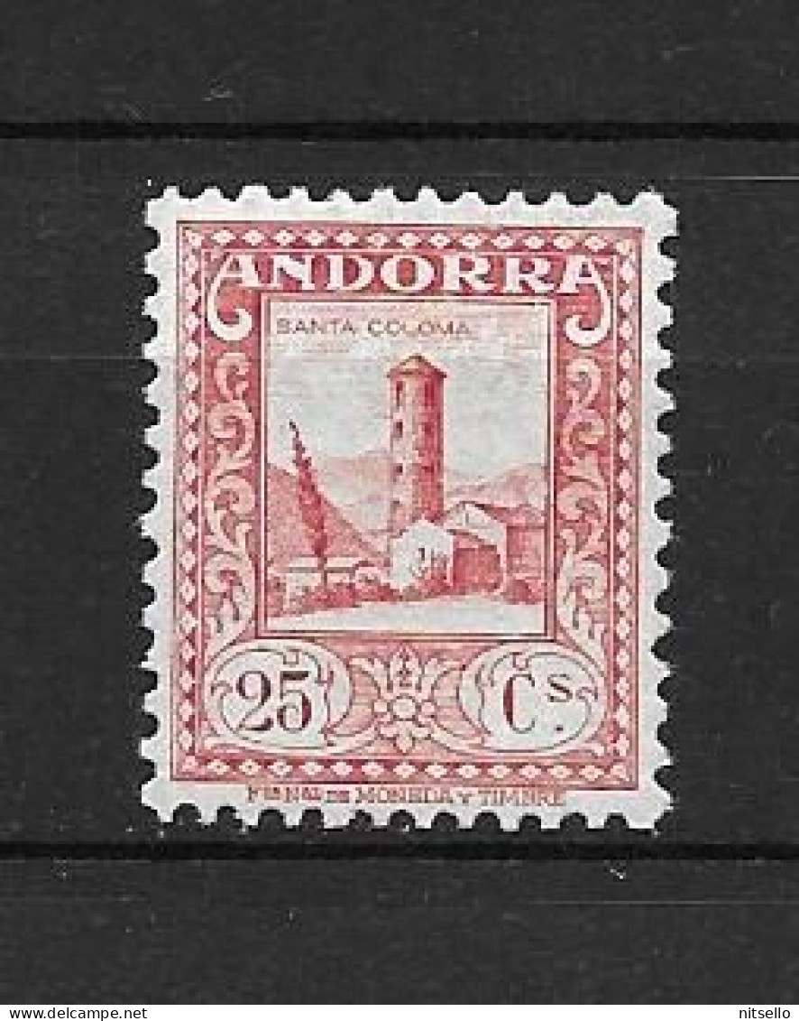 LOTE 2164 ///  (C035) ANDORRA 1929  YVERT Nº: 20  *MH      ¡¡¡ OFERTA - LIQUIDATION - JE LIQUIDE !!! - Nuevos