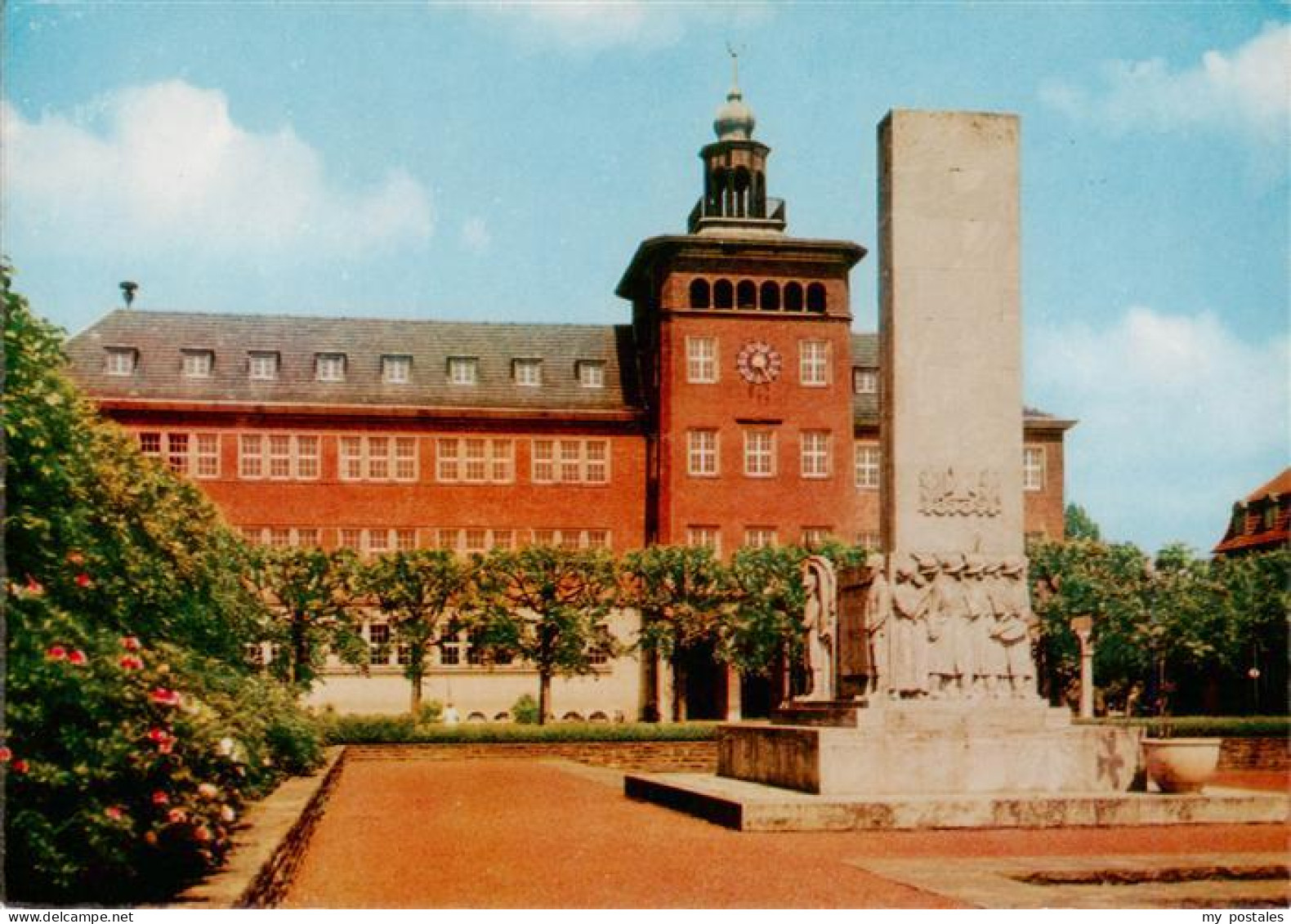 73943048 Bocholt_Westfalen Gymnasium Mit Ehrenmal - Bocholt