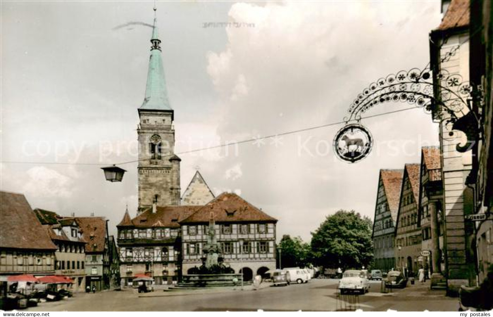 73829600 Schwabach Marktplatz Mit Rathaus Und St Johanniskirche Schwabach - Schwabach