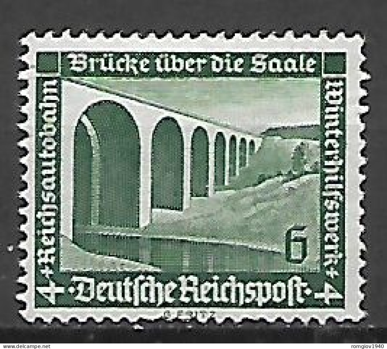 GERMANIA REICH  1936 SOCCORSO INVERNALE UNIF. 585   MNH  XF - Usados