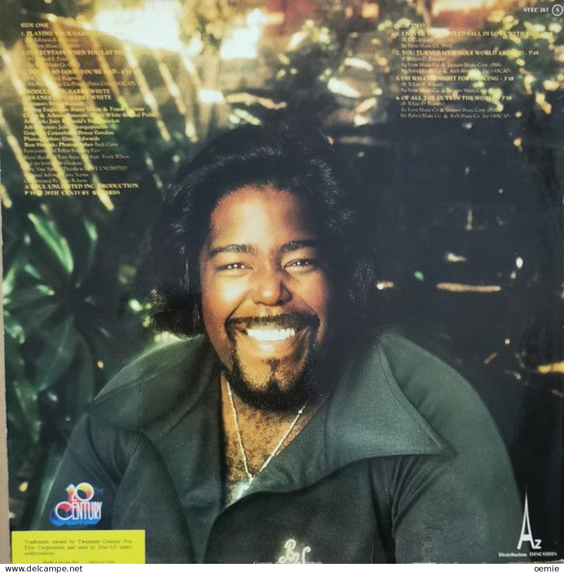 BARRY WHITE   SINGS FOR SOMEONE YOU LOVE - Other - English Music