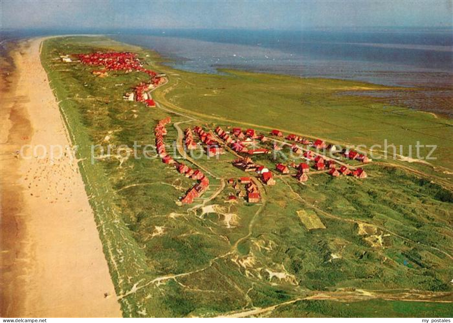 73364673 Insel Juist Fliegeraufnahme Mit OT Loog Insel Juist - Norderney