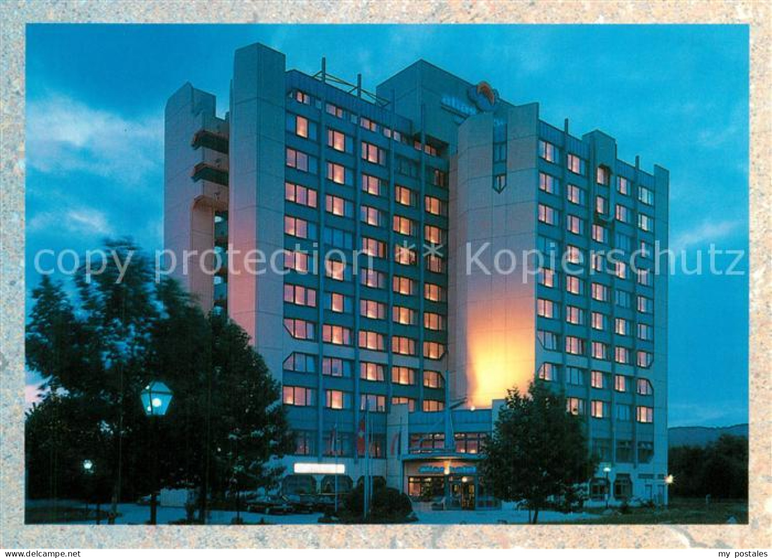 73363754 Weil Am Rhein Atlas Hotel Nachtaufnahme Weil Am Rhein - Weil Am Rhein