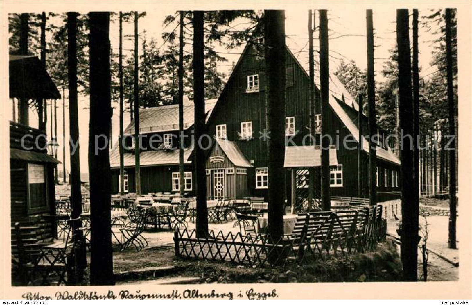 73362210 Altenberg Erzgebirge Waldschaenke Altes Raupennest Altenberg Erzgebirge - Geising