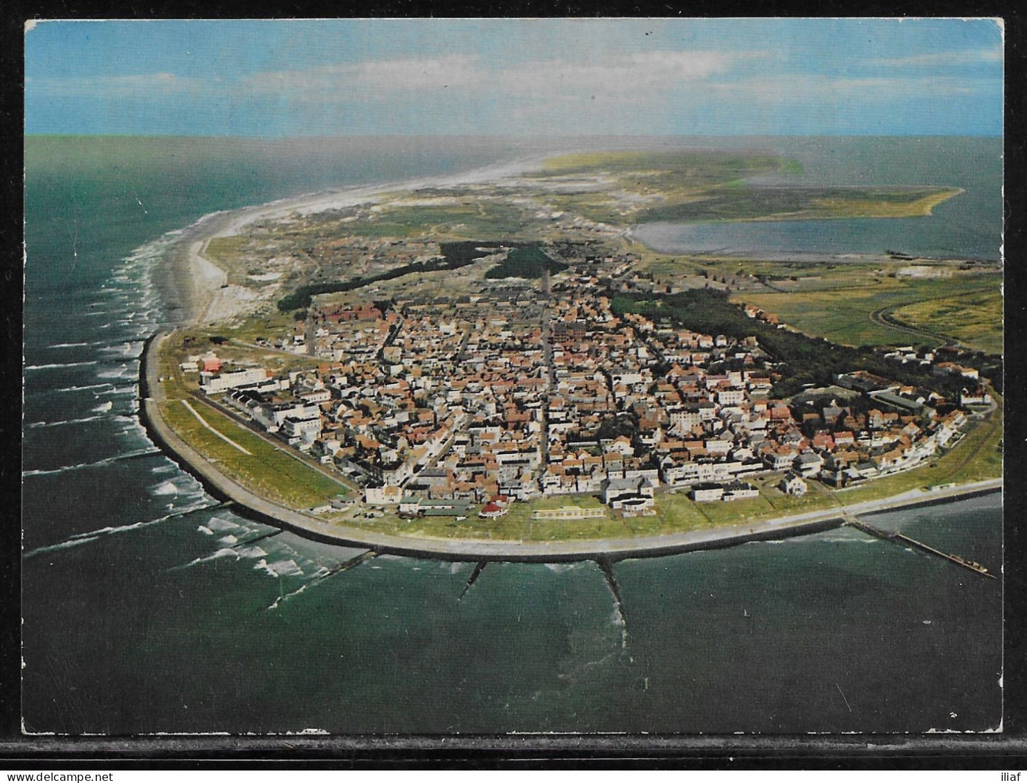 Germany.   Nordseeheilbad Norderney.  Illustrated View Posted Postcard - Norderney