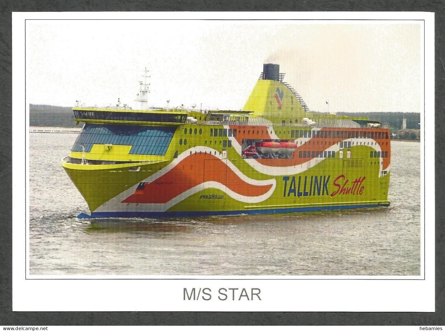 Passenger Ferry MS STAR - Departing Tallinn Estonia - TALLINK Shipping Company - - Fähren