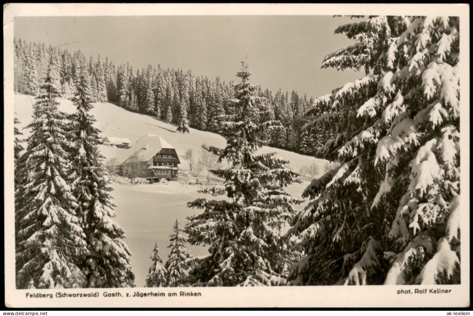 Feldberg (Schwarzwald) Feldberg Gasthaus Zum Jägerheim Am Rinken 1937 - Feldberg