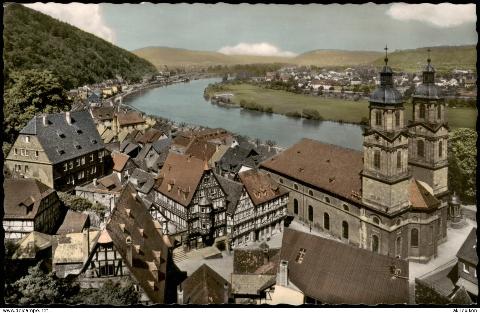 Miltenberg (Main) Blick Auf Marktplatz Und Kath. Pfarrkirche 1965 - Miltenberg A. Main