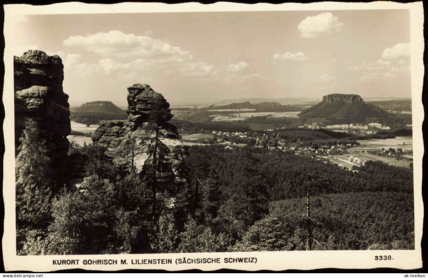 Gohrisch (Sächs. Schweiz) Umland-Ansicht LILIENSTEIN (SÄCHSISCHE SCHWEIZ) 1941 - Gohrisch