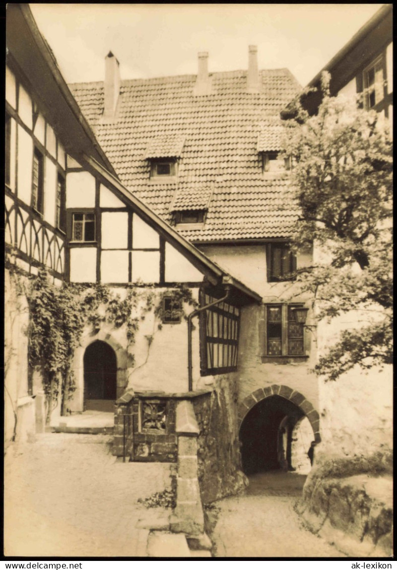 Ansichtskarte Eisenach Wartburg Eingang Burg, DDR 1967 - Eisenach