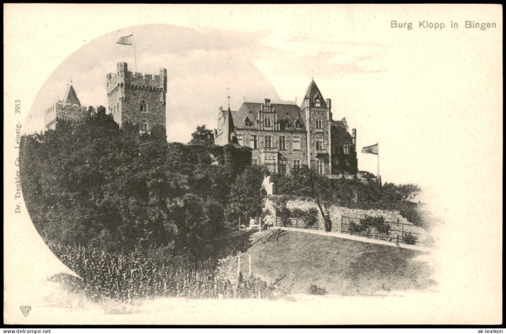 Ansichtskarte Bingen Am Rhein Burg Klopp (Castle) 1900 - Bingen