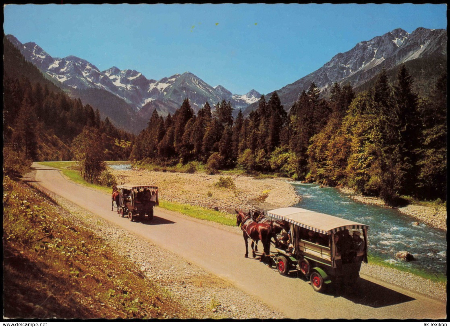 Birgsau-Oberstdorf (Allgäu) Umlandansicht Stellwagen Im Birgsautal 1974 - Oberstdorf