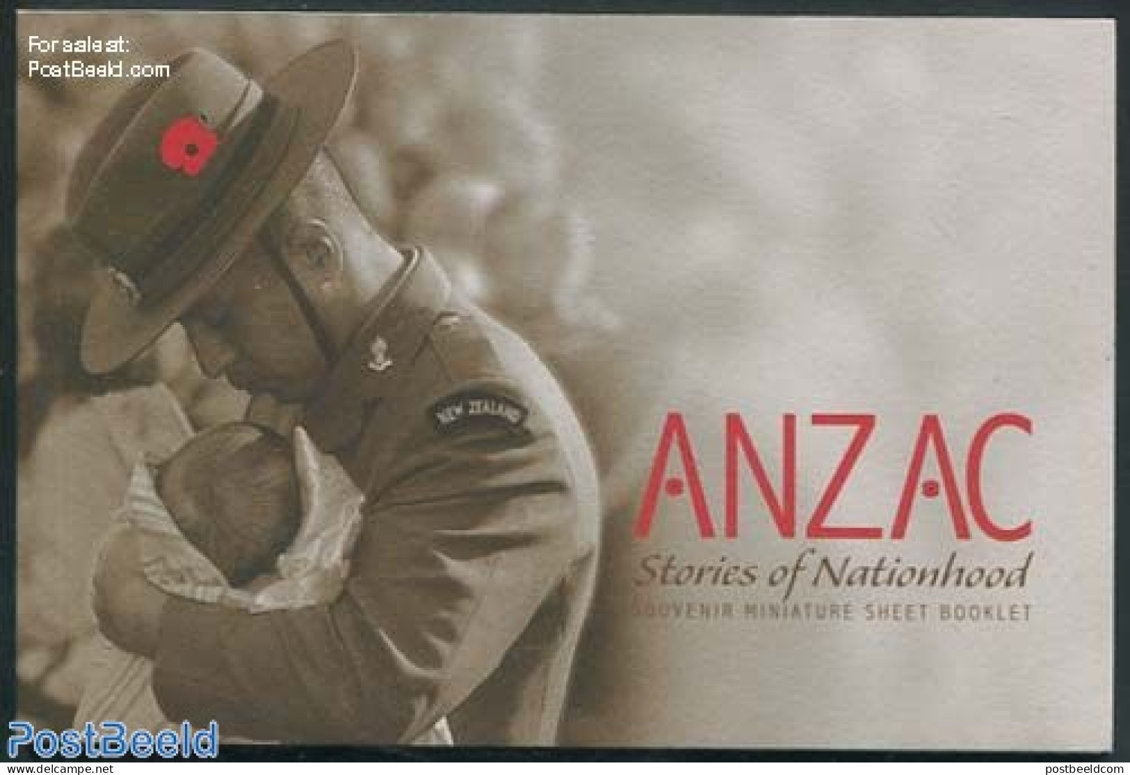 New Zealand 2008 ANZAC Prestige Booklet, Mint NH, History - Militarism - World War II - Stamp Booklets - Unused Stamps