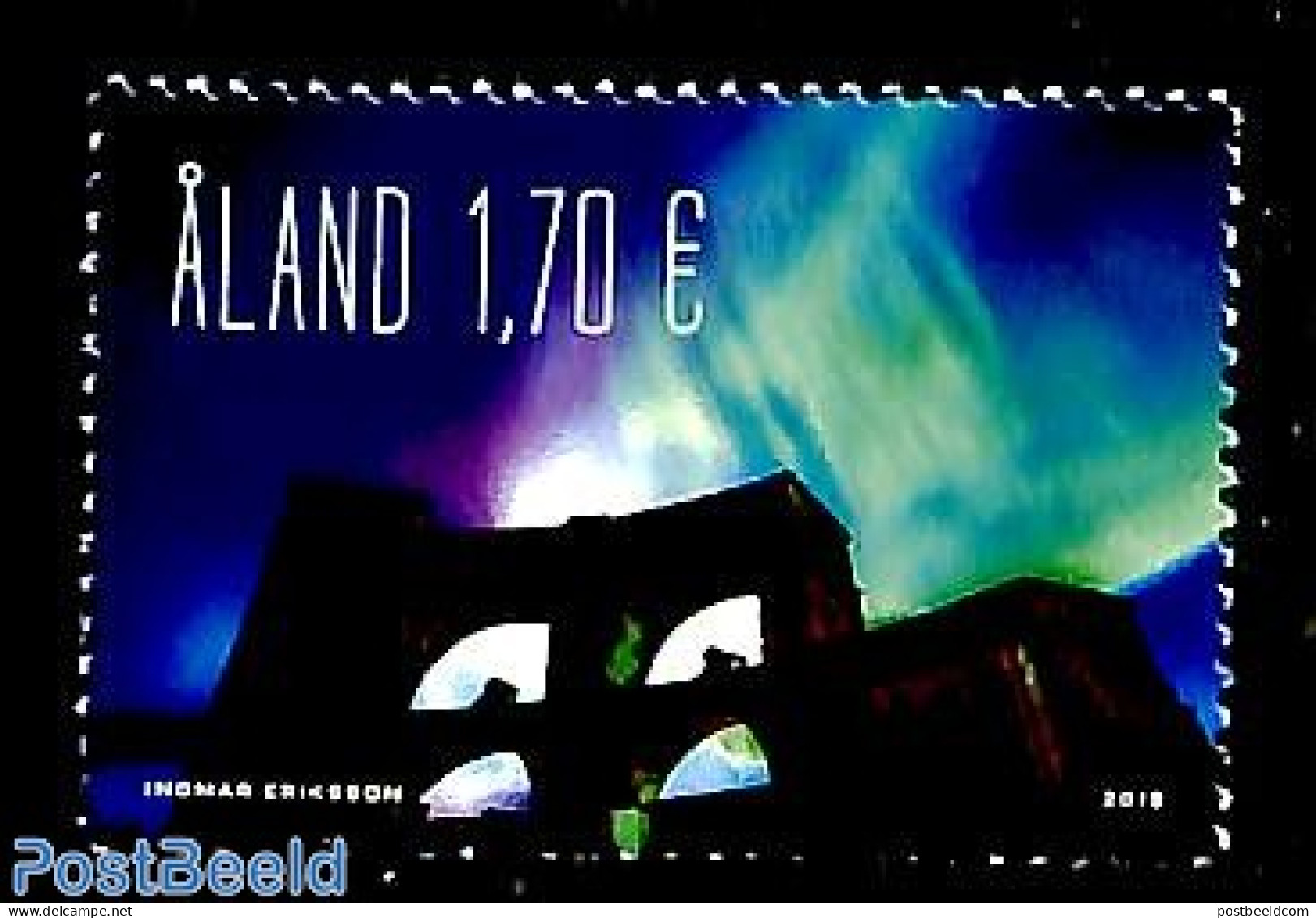 Aland 2019 Polar Light 1v, Mint NH - Ålandinseln