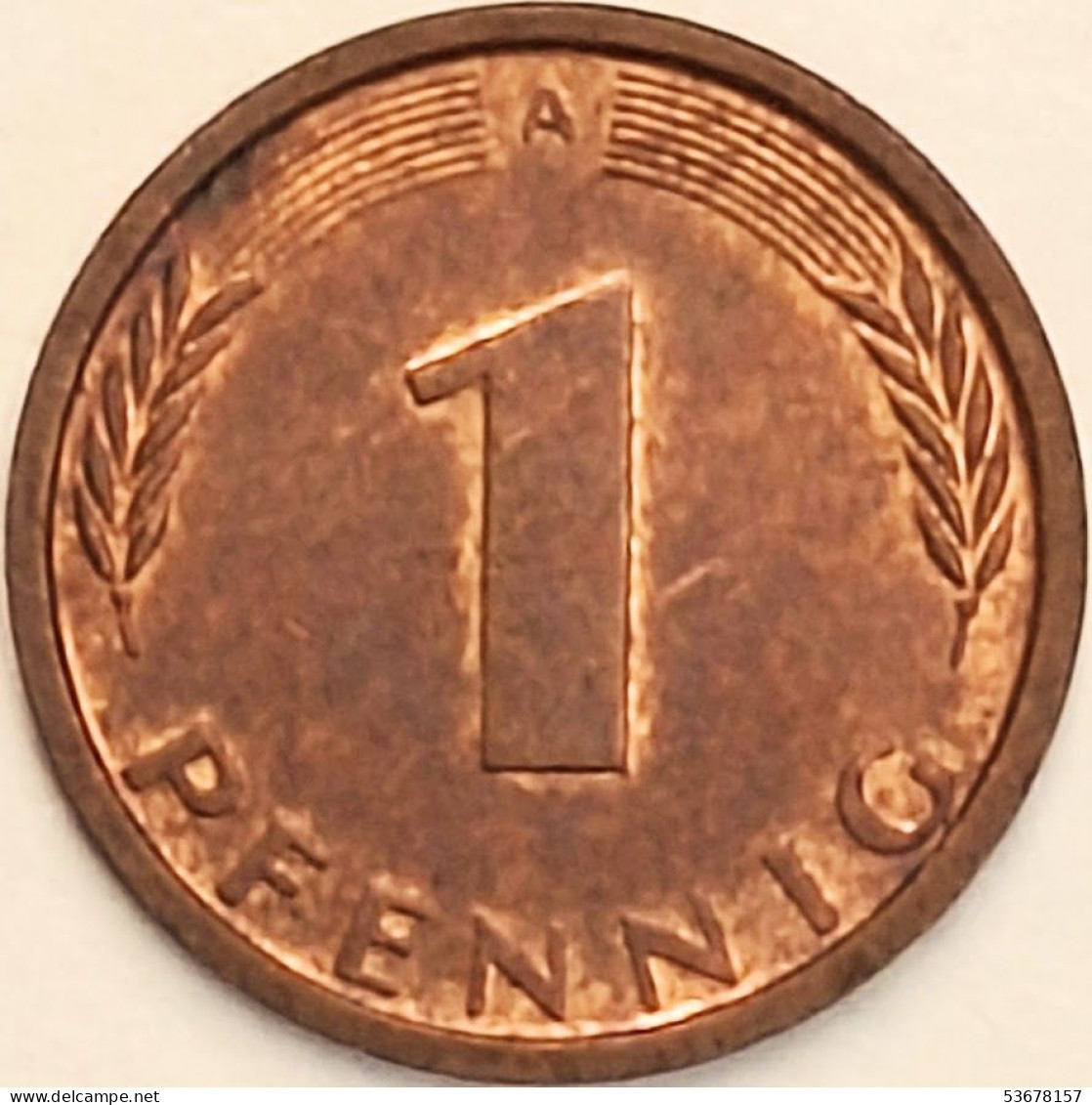 Germany Federal Republic - Pfennig 1991 A, KM# 105 (#4507) - 1 Pfennig