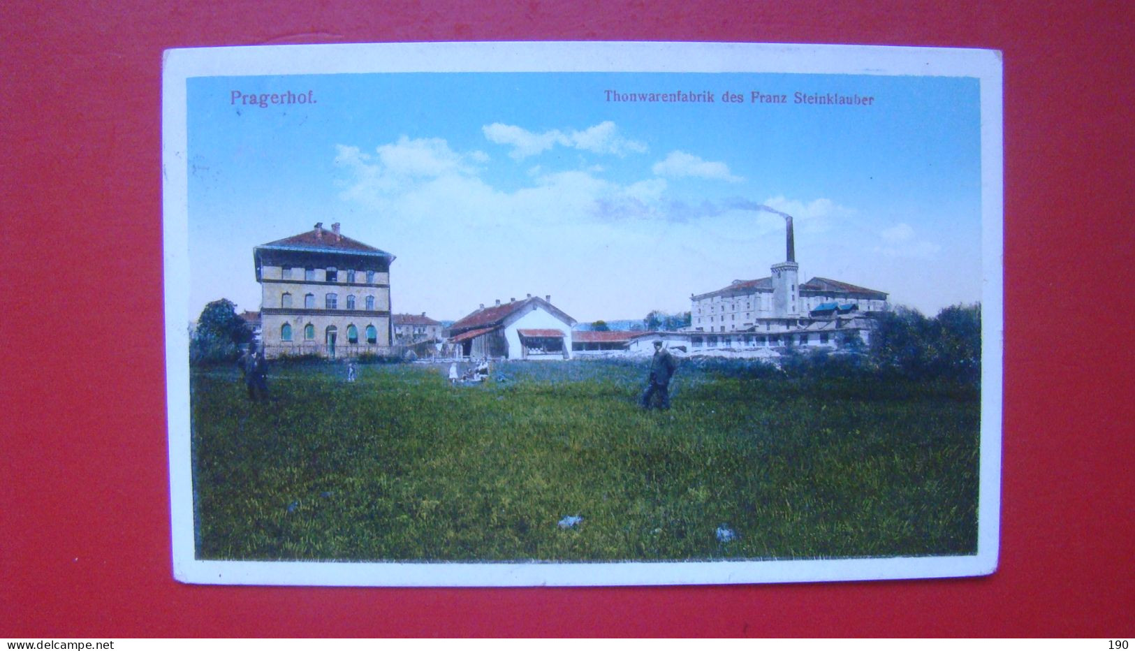 Pragersko - Pragerhof.Thonwarenfabrik Des Franz Steinklauber.Zenzuriert/Cenzura. - Slovenia