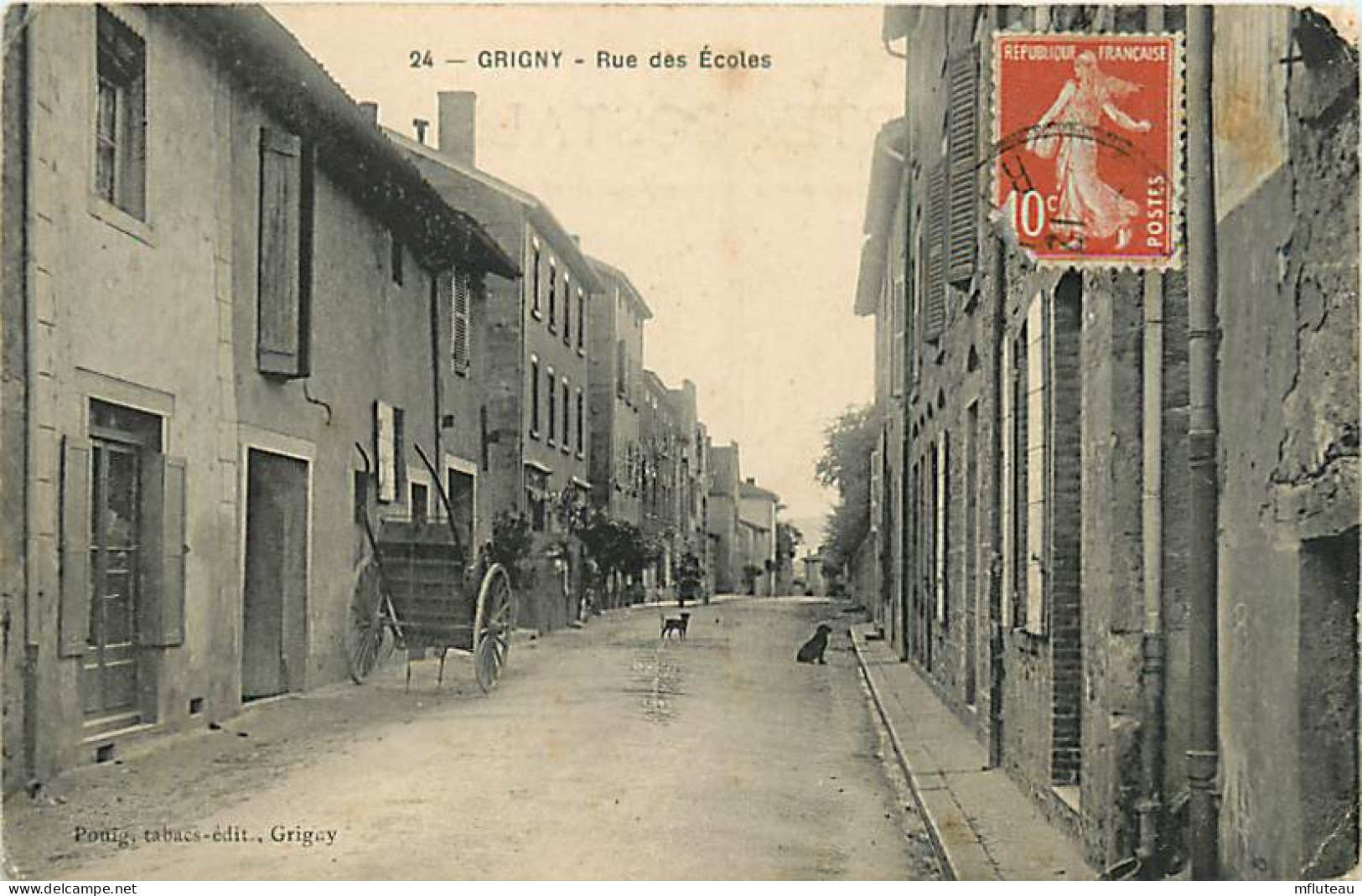 69* GRIGNY  Rue Des Ecoles   MA103,1057 - Grigny