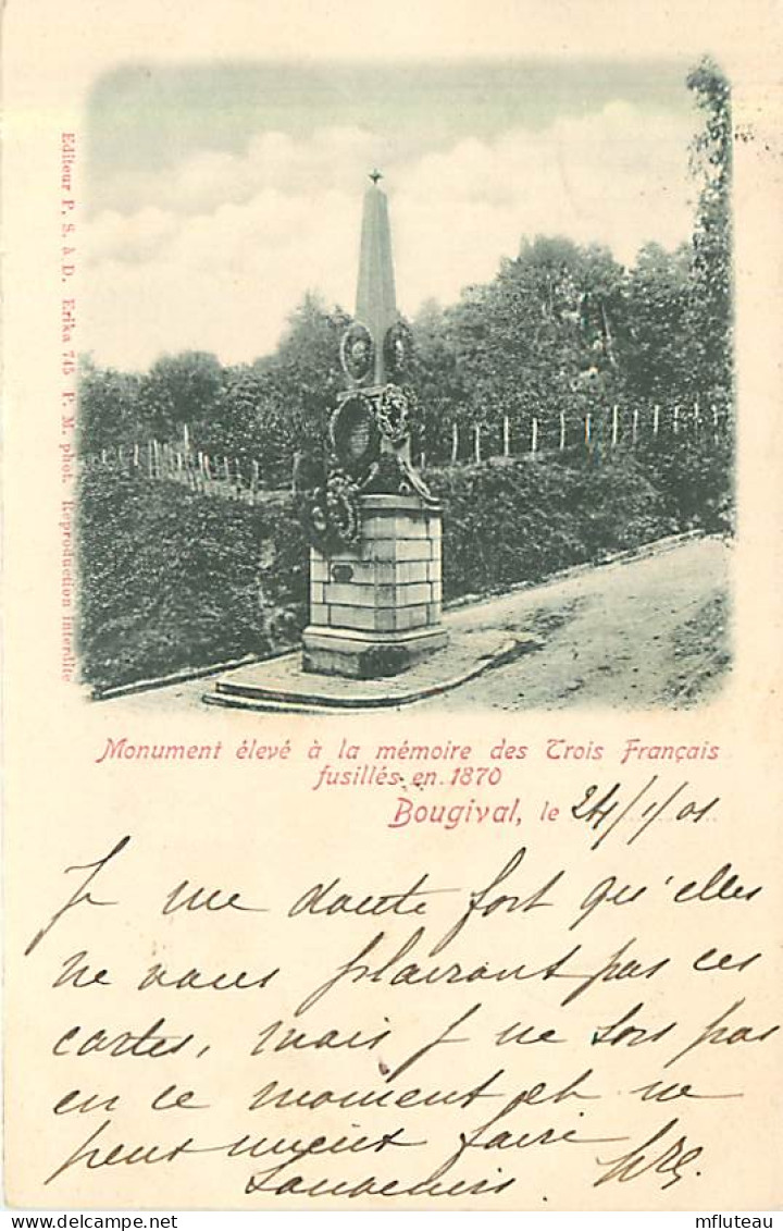 78* BOUGIVAL Monument Fusilles De 1870 MA104,0867 - Bougival