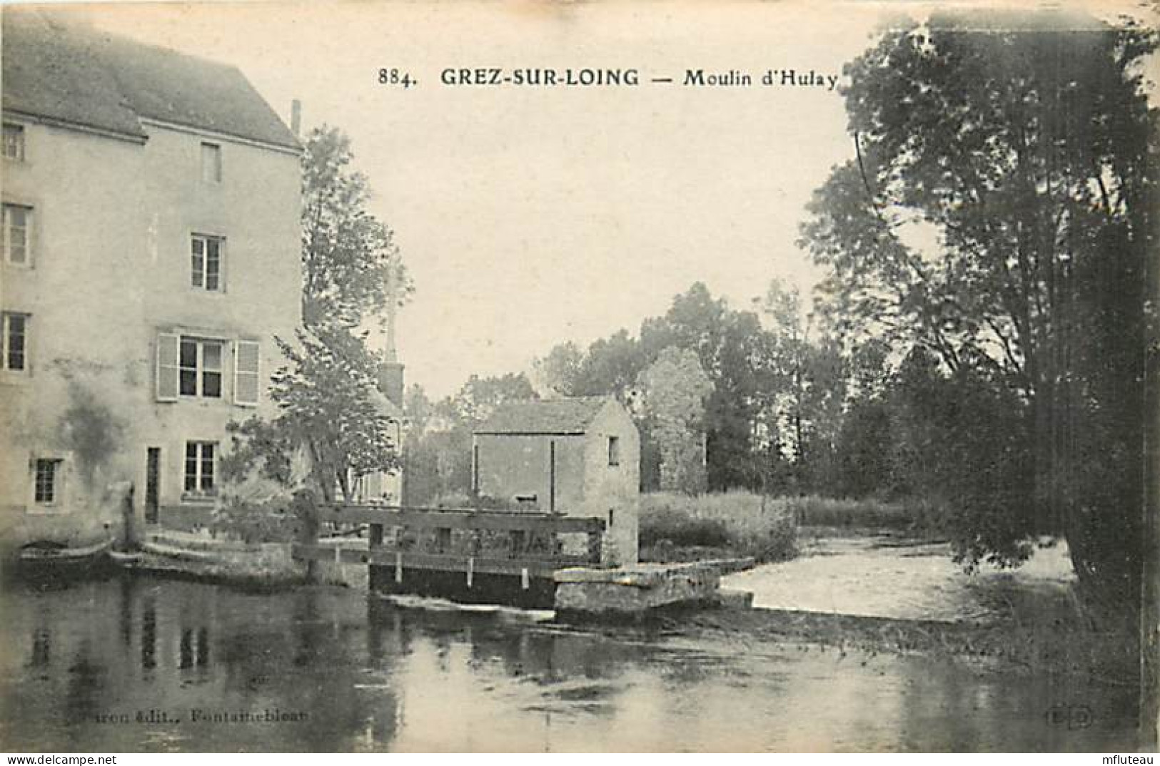 77* GREZ SUR LOING Moulin D Hulay  MA104,0414 - Faremoutiers