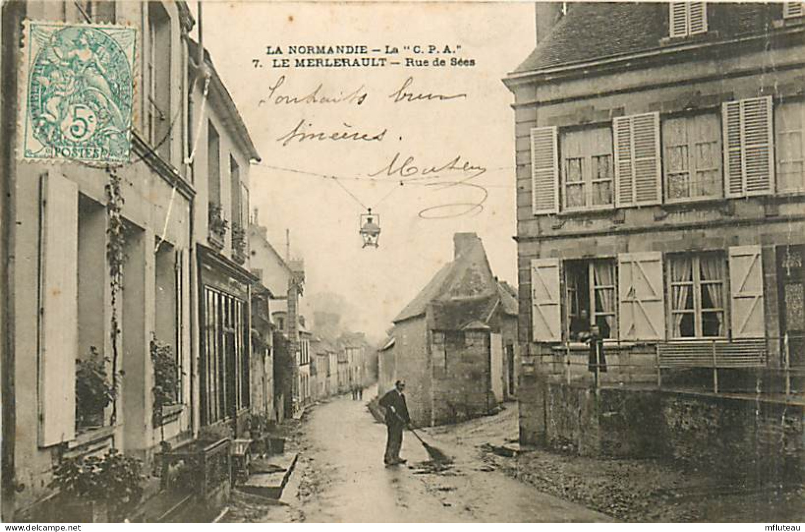 61* LE MERLERAULT  Rue De Sees       MA105,1387 - Le Merlerault