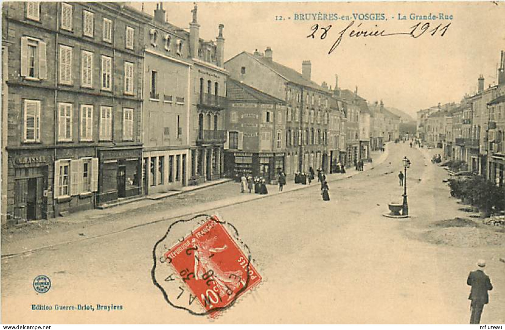 88* BRUYERES EN VOSGES  La Grande Rue      MA107,1085 - Bruyeres