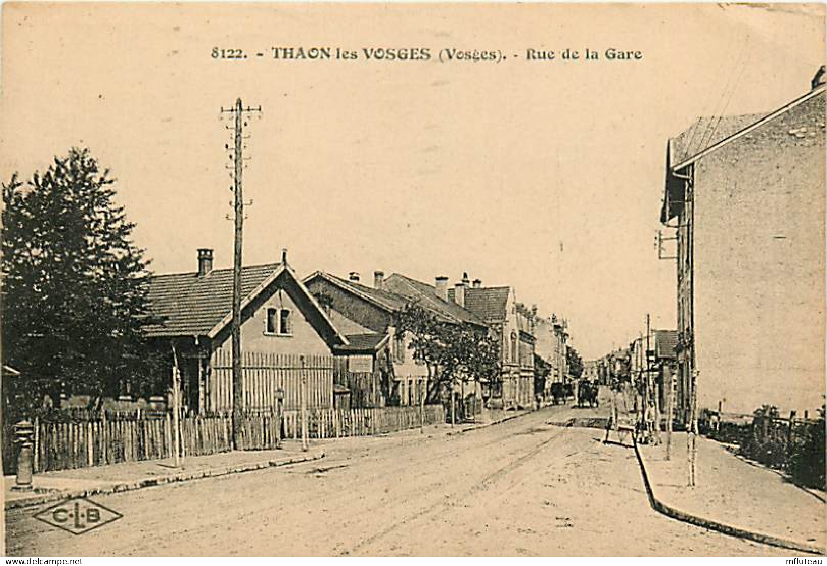 88* THAON LES VOSGES  Rue De La Gare      MA107,1051 - Thaon Les Vosges