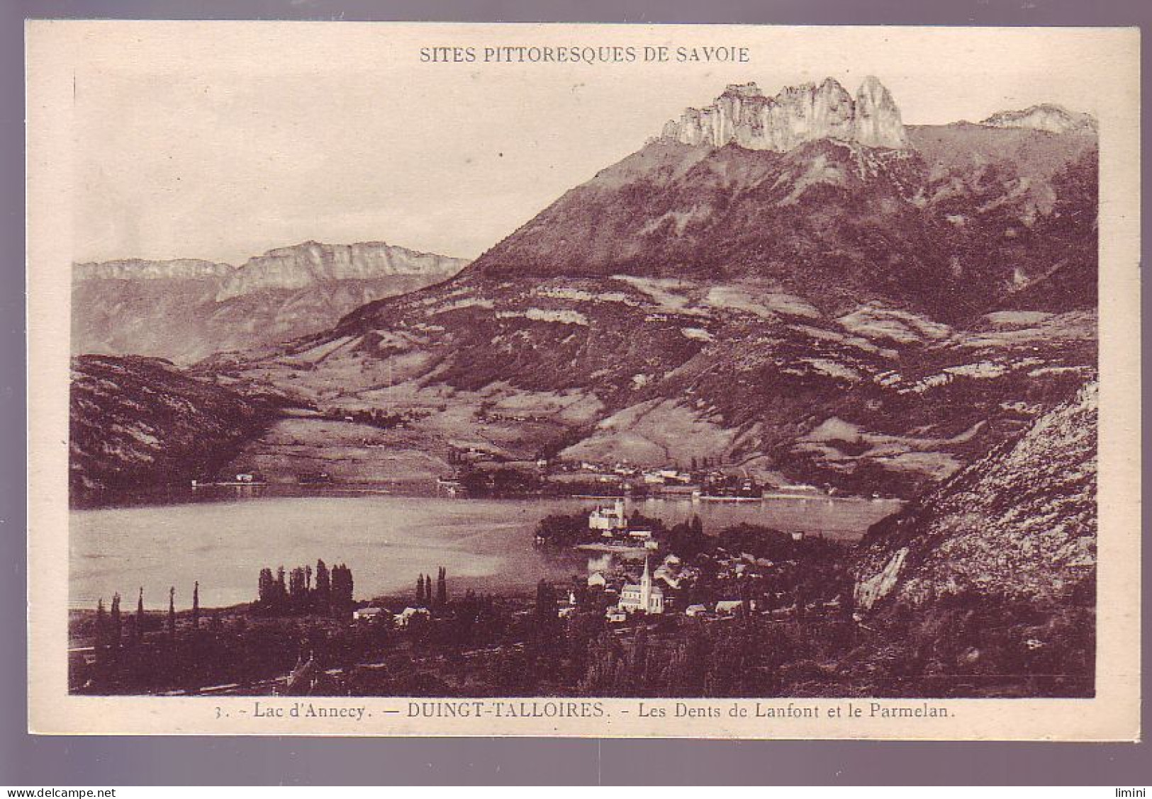 74 - DUINGT-TALLOIRES - LES DENTS DE LANFONT ET LE PARMELAN - - Duingt